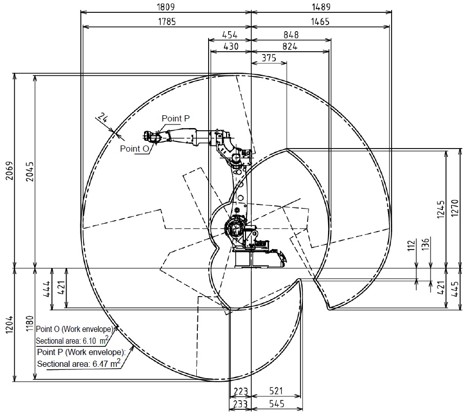 Panasonic TM1800 hegesztőrobot manipulátor